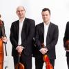 Mozartkonzert mit dem Bamberger Streichquartett im Schlosshof in Oberschwappach.