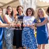 Anstoßen auf das 25-jährige Bestehen (von links): Ute Schmidt-Ritzmann, Silke Hesselbach, Stefanie Wüst, Tonya Schulz, Elena Tichonenko, Marina Prieb-Quast und Sandra Söder.