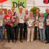 Besondere Ehrungen standen beim 70. Bestehen der DJK Erbshausen-Sulzwiesen an. Das Bild zeigt (von links) Michael Issing, Albrecht Dazer vom DJK-Diözesanverband, Martina Windges-Strobel, Ludwig Schraut, Bruno Strobel, Wilhelm Issing, Sieglinde Kirchner, 3. Vorstand Thomas Hüttner, Hannelore Schraut, DJK-Kreisverbandsvorsitzender Norbert Wendel, Gottfried Holzinger, Vorstand Roman Pfeifroth und Andreas Flurschütz.