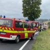 Bei einem Unfall am Freitagmorgen auf der B8 bei Remlingen wurden fünf Menschen verletzt.