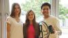 Luna aus Slowenien, Nikol aus Bulgarien und Juan aus Mexico (von links) sind drei der Teilnehmer am Lions-Youth-Camp in Haßfurt. Sie sprachen zum Auftakt mit unserer Redaktion.