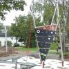 Zu den zahlreichen derzeit laufenden Baumaßnahmen gehört der Spielplatz in der Frankenstraße, der für ältere Kinder und Jugendliche konzipiert ist. Seine Fertigstellung hängt aber von der Wetterlage ab.