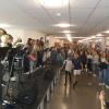 Einen großen Besucheransturm hatte das Schulfest am Haßfurter Regiomontanus-Gymnasium zu verzeichnen, bei dem gleich vier schuleigenen Bands, wie hier zum Beispiel das Böhmische Ensemble, für die musikalische Unterhaltung sorgten.