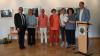 Eva-Maria Hartmann (2. von rechts) im Kreis von Mitgliedern der Vorstandschaft des EBW Frankenforum: (von links) Pfarrer Peter Fuchs (1. Vors.), Carolin Esgen, Dieter Brückner, Barbara Zellfelder-Flecken, Jutta Wachter-Claussen, Eva-Maria Hartmann, Dekan Günther Klöss-Schuster.