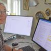 Sabine Fechter, neue Kreisheimatpflegerin im Landkreis Rhön-Grabfeld, hat ihren Wohnsitz in Rüdenschwinden. In einem historischen Fachwerkhaus hat sie ihr Büro eingerichtet.