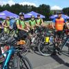 Treffpunkt: Kothen, zum 21. Hessisch-Bayrischen Rad-Vierer und der 26. Bike-Rundfahrt.