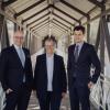 Der Oberbürgermeister der Stadt Bad Kissingen und Aufsichtsratsvorsitzender der Stadtwerke Bad Kissingen GmbH, Dirk Vogel (von links) mit den beiden neuen Geschäftsführenden der Stadtwerke, Anja Binder und  Ralf Merkl.