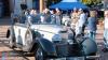Rudi Hörr und Herbert Kestler starten im Mercedes-Benz 380 Cabrio B, Baujahr 1933, bei der Bocksbeutelrallye 2023.