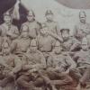 Historisches Foto der ersten Feuerwehrmannschaft aus dem Jahr 1877 in Obereuerheim.
