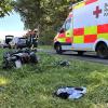 Am Donnerstagvormittag verunglückte ein Motorradfahrer in Ebern.