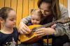Beim Tag der offenen Tür in der Musikschule Schweinfurt konnten Kinder Instrumente ausprobieren.