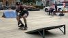 Auch das klassische Skateboarding durfte beim Streetsportfest von "Games Deutschland" auf dem Schweinfurter Schillerplatz nicht fehlen.