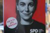 Das Wahlplakat von Eva-Maria Weimann (SPD) zur Landtagswahl 2023.