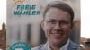 Das Wahlplakat von Felix Wallström (Freie Wähler) zur Landtagswahl 2023.