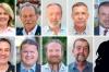 Sie wollen bei der Landtagswahl das Direktmandat im Stimmkreis Schweinfurt gewinnen (oben von links), Martina Gießübel (CSU), Paul Knoblach (Grüne), Edwin Hußlein (Freie Wähler), Richard Graupner (AfD), Stefan Rottmann (SPD) sowie (unten von links) Axel Schöll (FDP), Frank Hertel (Linke), Thorsten Götz (Bayernpartei), Roland Probst (ÖDP) und Kamilla Maisenberger (Basis).