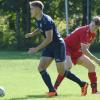 David Maier (links, Archivbild) und der TSV-DJK Wülfershausen trennten sich im Derby gegen den TSV Bad Königshofen mit 1:1.
