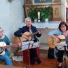 Eva Ulbrich, Maria Arnold und Jessica Müller (von links) übernahmen die musikalische Gestaltung des Gottesdienstes.
