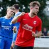 Können Vincent Held (rechts, hier im Spiel gegen Unterpleichfeld) und seine DJK Schwebenried-Schwemmelsbach am Wochenende in Fuchsstadt endlich den ersten Auswärtssieg der Saison feiern?