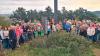 Die Wollbacher Wandergruppe am Rederkreuz.