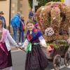 Auch eine Erntekrone wurde im Festzug präsentiert.