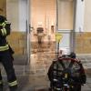Zu einem Brand in der Bahnhofstoilette in Bad Neustadt musste am Montagabend die Feuerwehr ausrücken. 