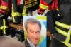 Fundstück aus dem Archiv: Ein Wahlplakat von Markus Söder, das offenbar bei der CSU Feuerwehr Röthlein Unterschlupf gefunden hatte.