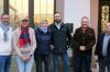 Sie sehen ihre politische Zukunft nicht mehr in der Linken, sondern voraussichtlich in der neuen Partei um Sahra Wagenknecht (von links): Sinan Öztürk, Wolfgang Trüdinger, Kerstin Reichert, Robert Striesow, Bundestagsabgeordneter Klaus Ernst und Frank Jauch.