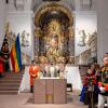 Gottesdienst der Karnevalisten im Neumünster. Die Predigt hielt Domkapitular Clemens Bieber im Stil einer Büttenrede.