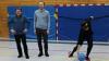 Hoffen auf einen erfolgreichen Start für die Sportart Goalball in Würzburg (von links): Christoph Hoffman, Oliver Greiner, Spieler Lennart Heßler.