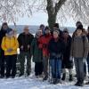 Die Teilnehmer des Grenzgangs in Maidbronn.