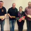 Auf dem Foto von links Sebastian Abschütz, Christian Abschütz, Nicol Wachenbrönner, Burkhard Bähr, Volker Gerner.