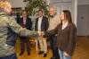 Im Haßbergkreis gibt es 24 Bürgermeister. Fast wäre es ein 25ter geworden. Im Bild von links: Gegenkandidat Michael Krug, Aidhausens Bürgermeister Dieter Möhring, Bundorfs Bürgermeister Hubert Endres, Hofheims Altbürgermeister Wolfgang Borst und Burgpreppachs neue Bürgermeisterin Marion Fleischmann Hilton.