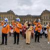 50. Kinderfaschingszug von der Würzburger Residenz zum Vierröhrenbrunnen.