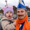 50. Kinderfaschingszug von der Würzburger Residenz zum Vierröhrenbrunnen.