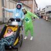 50. Kinderfaschingszug von der Würzburger Residenz zum Vierröhrenbrunnen.
