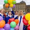 50. Kinderfaschingszug von der Würzburger Residenz zum Vierröhrenbrunnen.