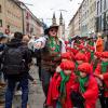 50. Kinderfaschingszug von der Würzburger Residenz zum Vierröhrenbrunnen.