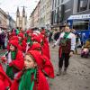 50. Kinderfaschingszug von der Würzburger Residenz zum Vierröhrenbrunnen.