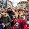 50. Kinderfaschingszug von der Würzburger Residenz zum Vierröhrenbrunnen.