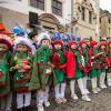 50. Kinderfaschingszug von der Würzburger Residenz zum Vierröhrenbrunnen.