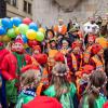 50. Kinderfaschingszug von der Würzburger Residenz zum Vierröhrenbrunnen.