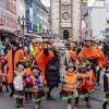 50. Kinderfaschingszug von der Würzburger Residenz zum Vierröhrenbrunnen.