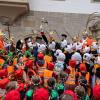 50. Kinderfaschingszug von der Würzburger Residenz zum Vierröhrenbrunnen.