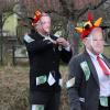 Auch Christian Lindner und Olaf Scholz zeigten sich beim Faschingsumzug.