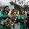 Nochmal Blasmusik: Auch die Untererthaler Musikanten nahmen am Umzug teil.