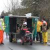 Auf einer Angeltour durch die Straßen Untererthals machten sich die Teilnehmer der Bude Weyersfeld.
