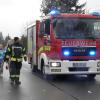 Den Verkehr regelte die Feuerwehr.