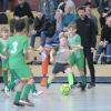 Schnappschuss vom U9-Halbfinale zwischen dem FC 06 Bad Kissingen (in grün) gegen den SV Obererthal-