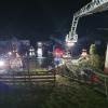 Ein Hangrutsch an der Kissinger Straße in Bad Brückenau beschäftigte die Rettungskräfte. Das Technische Hilfswerk setzte zur Sicherung sogar einen Releskoplader ein.