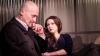 Amtsgerichtsrat Brack (David Scheller) macht Hedda Gabler (Rebekka Dietz) Avancen. 